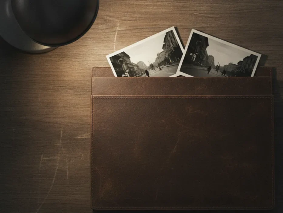 Report investigativo con fotografie e cronologia dei fatti